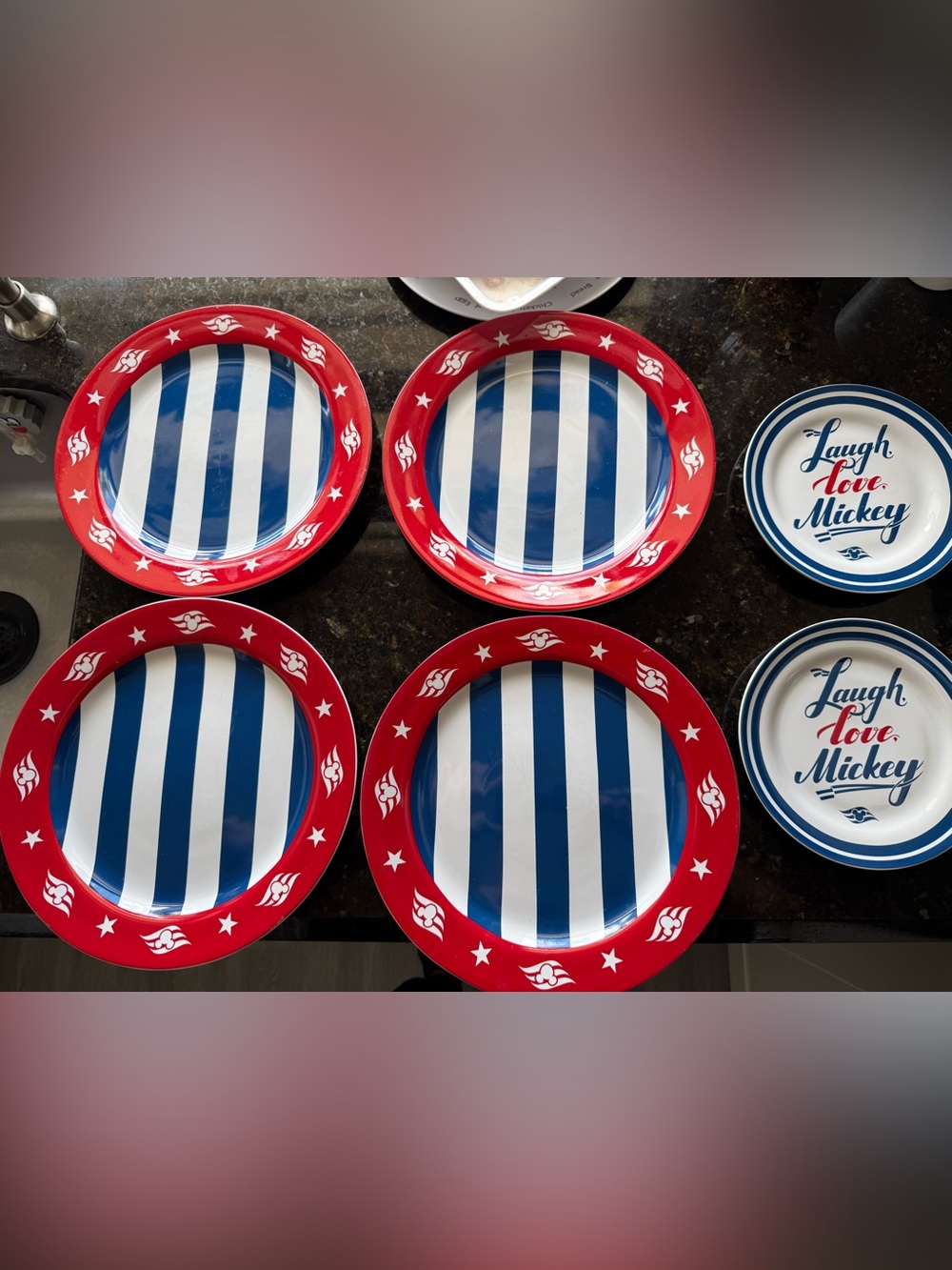 Disney Cruise Line Dinner Plates